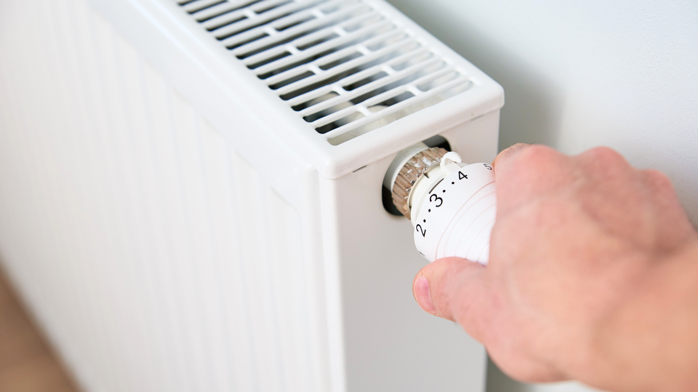 verwarming uit of aan